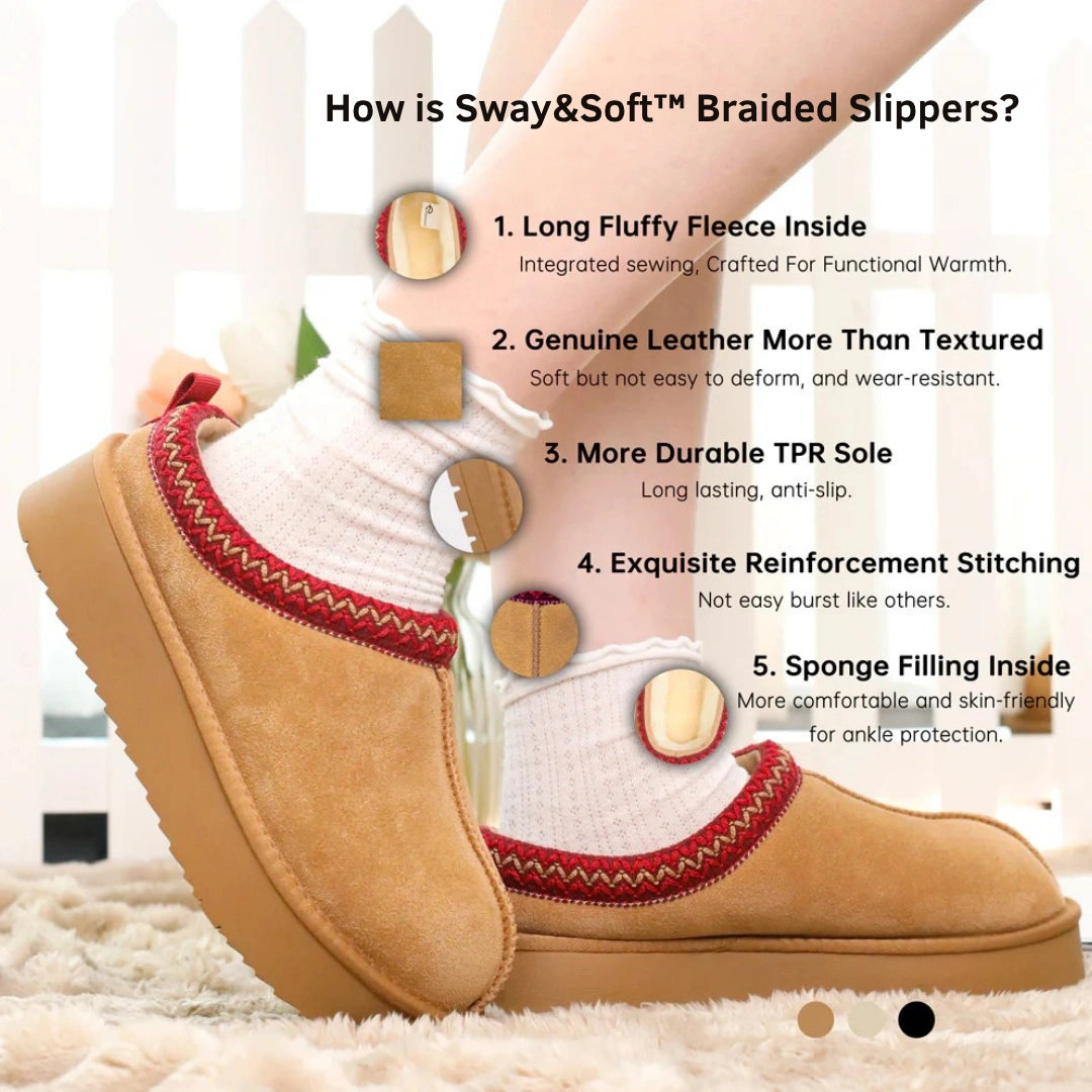 Sway&Soft™ Cozy Braided Slippers